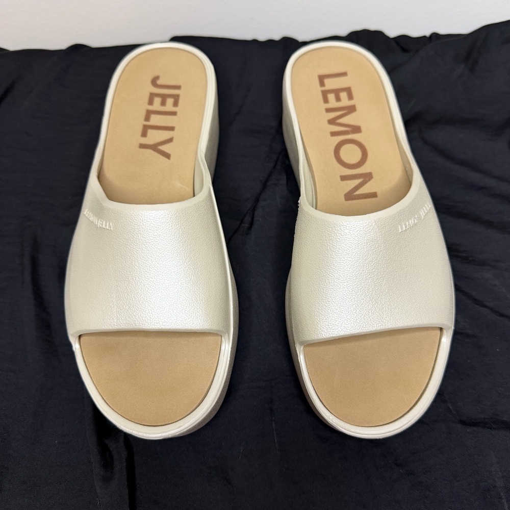 Women’s Lemon Jelly Sunny Sandals Size 40 in Warm Grey